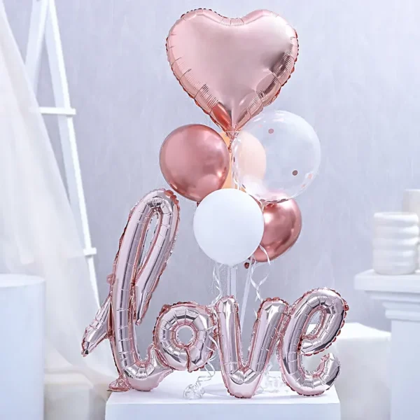 Rose Gold Love Balloon